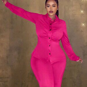 Like New SLAYDIVA Hawt 2-piece pant set